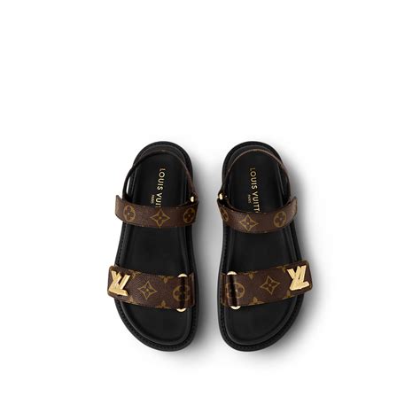lv sunset comfort flat sandal price